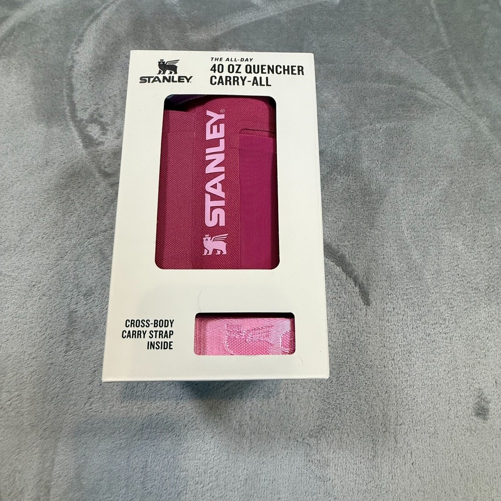 BRAND NEW STANLEY The All Day 40oz Quencher Carry All Fuchsia
